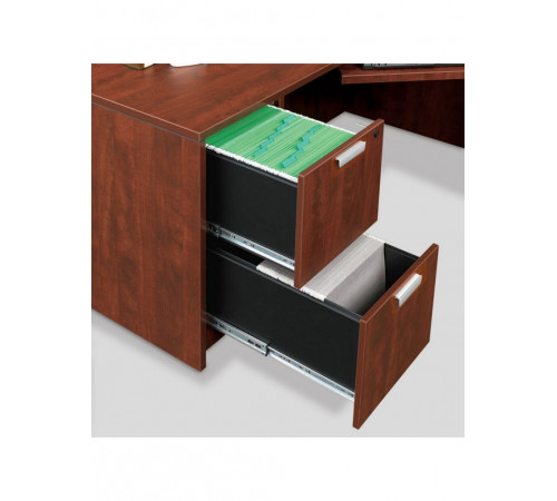 Сучасний кутовий L‑подібний письмовий стіл