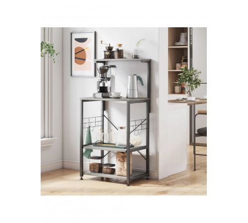 Стійка кухонна «Gordon» — 4-ярусне рішення з гачками, МСМ