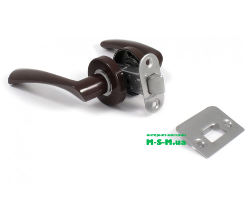 Ручка-засувка Аріко ЗЩ 114-5 коричнева