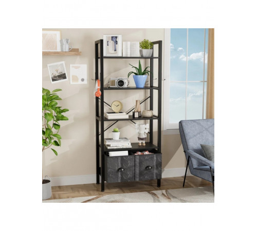 Стеллаж Amilyn Etagere – 5 ярусов + 2 ящика, 150×50×28 см