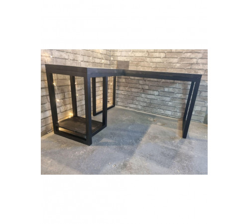 Кутовий стіл (сірий) — 140×50×75 см