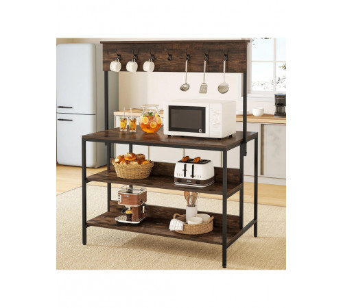 Кухонна полиця 3-ярусна з 14 гачками — МСМ