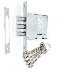 KEDR Замок Class 1001 сувальдний врізний зі зустрічною планкою