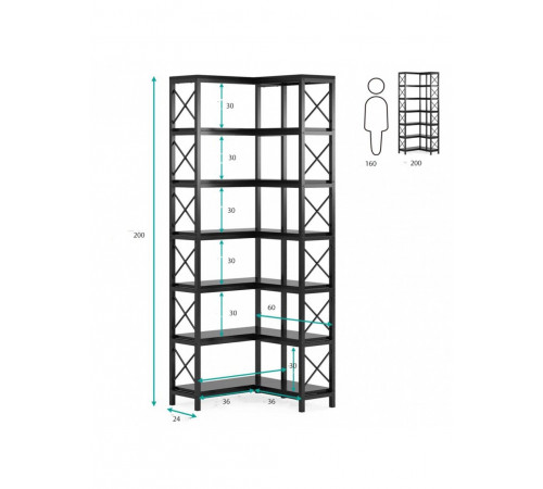 Стеллаж RRR— открытый LOFT-стеллаж для дома и офиса