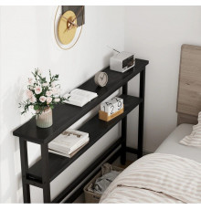 Узкий консольный столик 2-ярусный