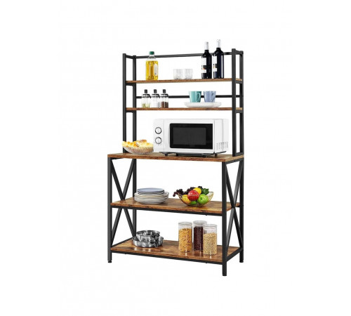 Кухонний стелаж Modern Black — надійна лофт-конструкція, МСМ