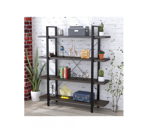 Стеллаж Сингл-4-135 MSMLOFT – прочный и стильный стеллаж в стиле лофт