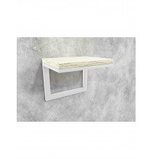 Полиця Айсберг 02/40 білий/білий MSMLOFT