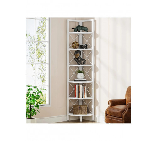 6-ярусний кутовий стелаж MSM – ідеальне рішення для невеликого простору.