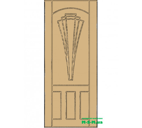 Міжкімнатні двері MSM 83 під фарбування