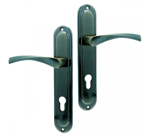 Ручки на планці KEDR 85.323-AL 85 мм (планка 37мм)