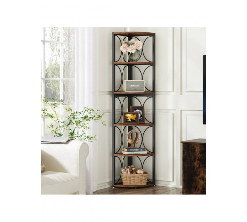 6-ярусный угловой стеллаж MSM – вместительный и стильный в угловое пространство