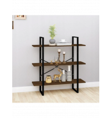 Стелаж 100x30x105 см, коричневий