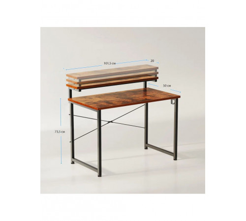 Письмовий стіл Tunnis (101,5×50×73,5 см) — MSMLOFT