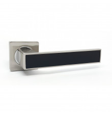 Ручки на розетці KEDR R08.810-AL SN/CP Black