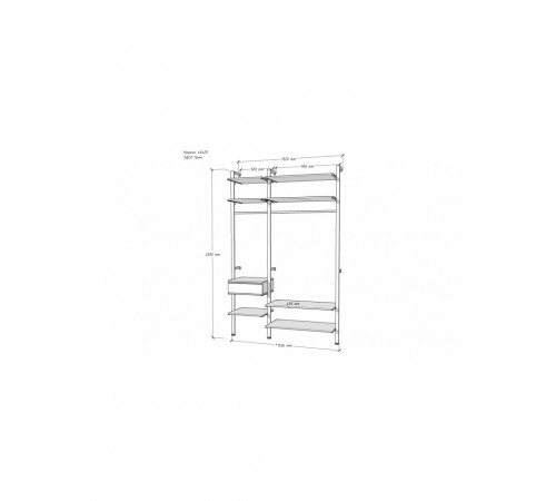 Прихожая Аллегра модуль 37