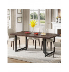 Обідній стіл, прямокутний кухонний стіл на 4-6 осіб