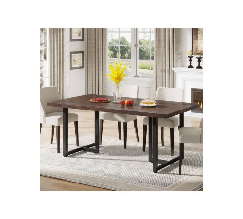 Обідній стіл, прямокутний кухонний стіл на 4–6 осіб