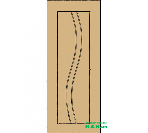 Міжкімнатні двері MSM 83 під фарбування