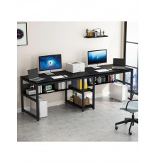 Стол двухместный с полками