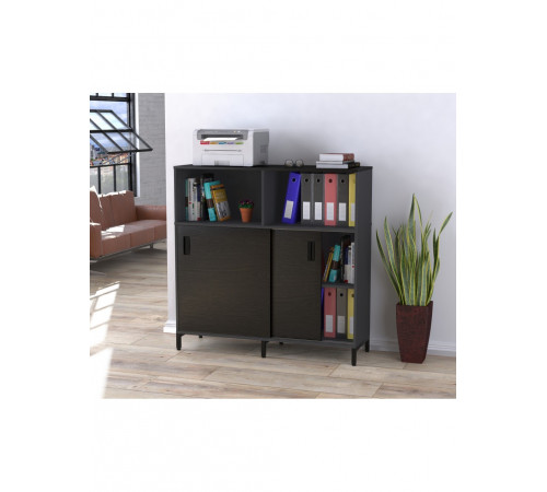 Тумба офісна LS-1200-1200  — розсувні двері, на ніжках