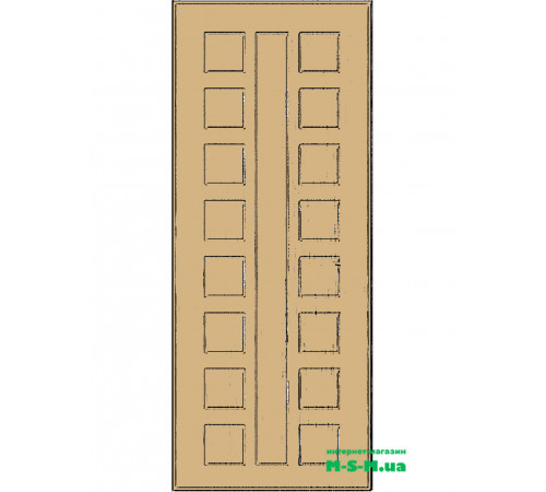 Межкомнатная дверь MSM 83 под покраску.
