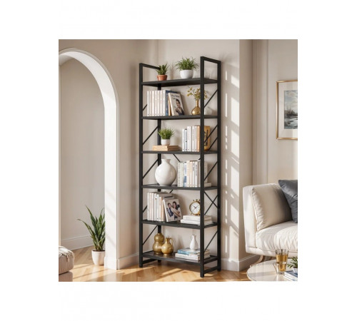 Стелаж Kiyler — відкриті полиці, 177×60×30 см