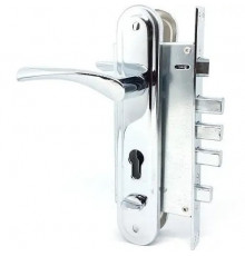 KEDR Замок врезной с ручками CLASS T5D L CP