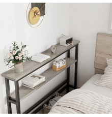 Узкий консольный столик 2-ярусный