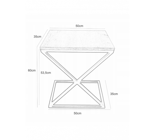 Приставний столик X LOFT 