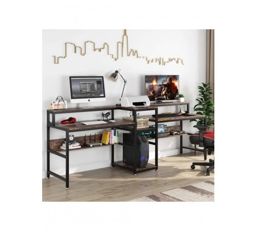 Великий стіл у стилі Loft на два місця №2