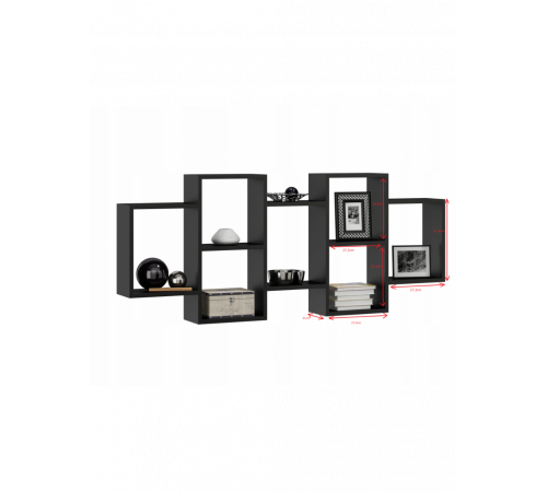 Підвісна полиця POLON BIS чорний