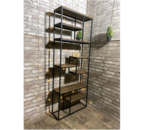 Стелаж 200×100×30 см MSM — високий стелаж із надійним металевим каркасом