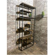 Стелаж 200×100×30 см MSM — високий стелаж із надійним металевим каркасом