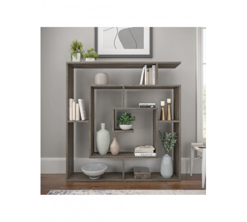 Геометрический стеллаж Abston MSM — стильный открытый стеллаж с 6 полками.