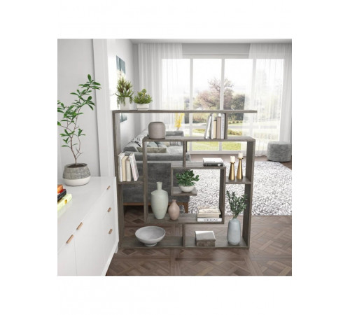 Геометрический стеллаж Abston MSM — стильный открытый стеллаж с 6 полками.