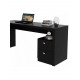 Офисный стол с 2 ящиками - черный