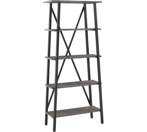 Стелаж «Ісаксон» MSM — стильна кутова книжкова шафа з X-поперечними перекладинами