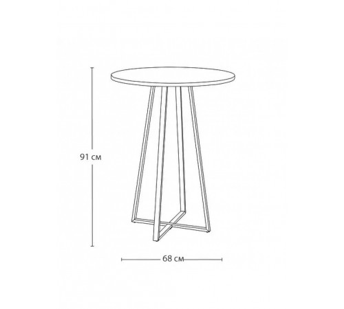 Стіл Silver Orchid Pugo
