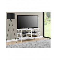 Тумба под телевизор металлическая в стиле MSMLOFT 500х1200х400 мм Белый