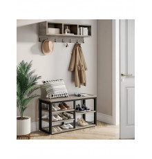 Вішалка для одягу 5 В 1 з настінною полицею