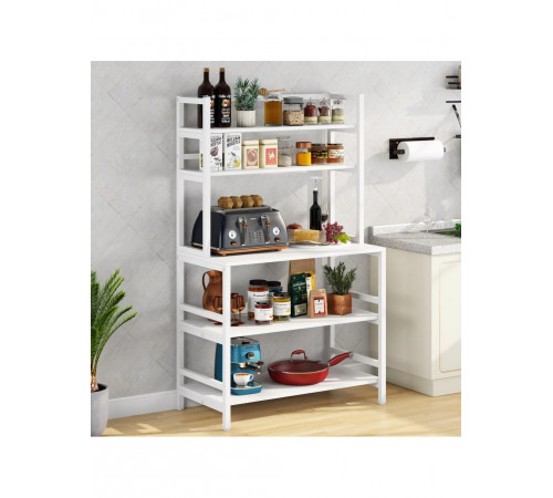 5-ярусна кухонна стійка - 168×80×40 см, ЧСЧ