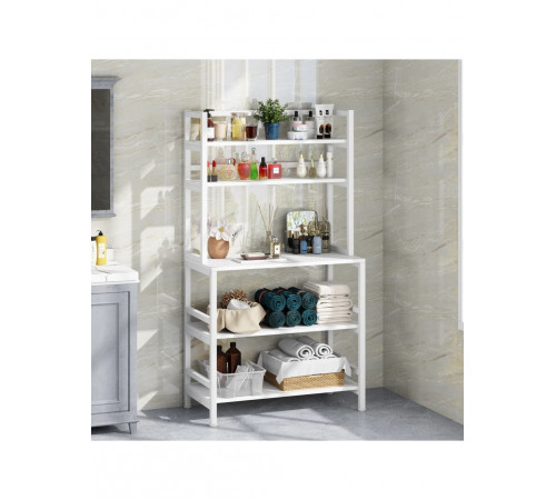 5-ярусна кухонна стійка - 168×80×40 см, ЧСЧ