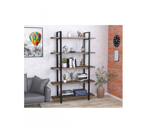 Стеллаж Сингл-5-120 MSMLOFT – большой стеллаж в стиле лофт
