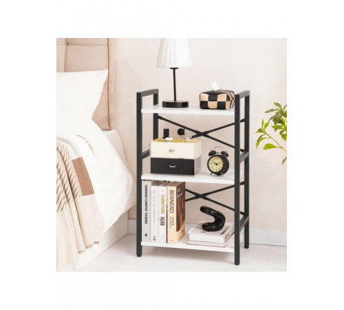 Стелаж DeAvis з 3 полицями — 70×44×30 см, лофт-стиль