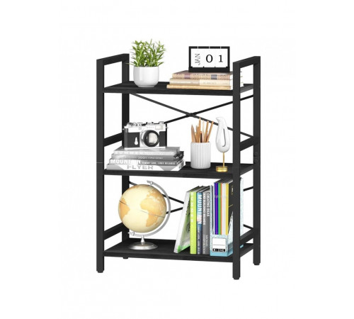 Стелаж DeAvis з 3 полицями — 70×44×30 см, лофт-стиль