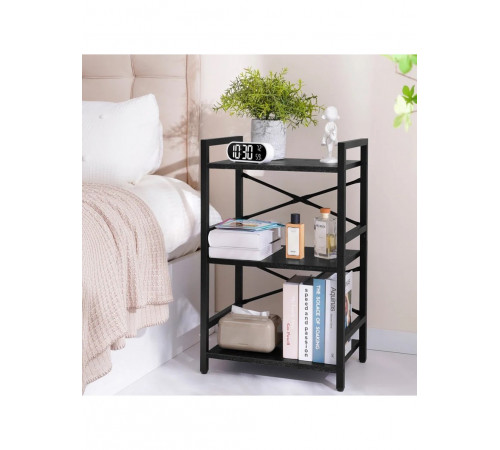 Стелаж DeAvis з 3 полицями — 70×44×30 см, лофт-стиль