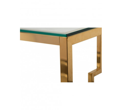 Консоль CL-3 прозорий золотистий Vetro MSMLOFT