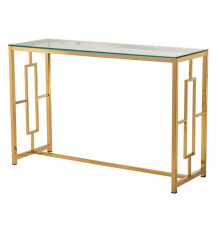 Консоль Vetro CL-3 прозрачний/ золото , MSMLOFT