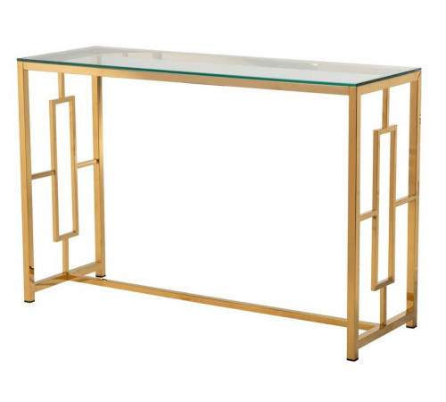 Консоль CL-3 прозорий золотистий Vetro MSMLOFT